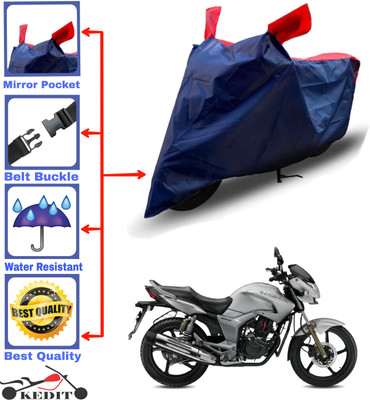 KEDIT Two Wheeler Cover for Hero(Hunk, Red, Blue)