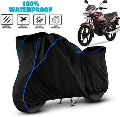 Aanvi Auto Waterproof Two Wheeler Cover for TVS(Sport, Black)