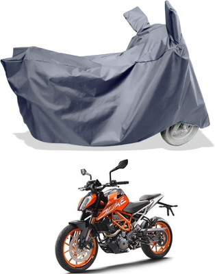 Amexride Two Wheeler Cover for KTM(Duke 390 ABS, Grey)
