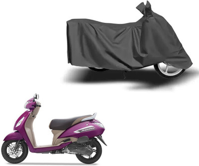 FKOK Waterproof Two Wheeler Cover for TVS(Jupiter, Grey)