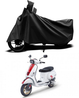 AASHTIK MART Two Wheeler Cover for Vespa(Vespa SXL 125, Black)