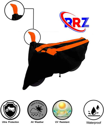 RRZ Waterproof Two Wheeler Cover for Harley Davidson(Street 750, Black, Orange)