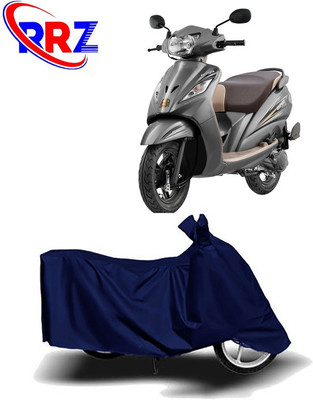 RRZ Two Wheeler Cover for TVS(Wego, Blue)