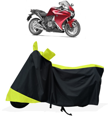 Tricway Two Wheeler Cover for Honda(VFR 1200F, Yellow)