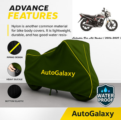 AutoGalaxy Waterproof Two Wheeler Cover for Honda(Dream Yuga, Green)