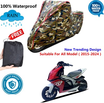 AUTOCAD Waterproof Two Wheeler Cover for TVS(Creon BS6, Multicolor)