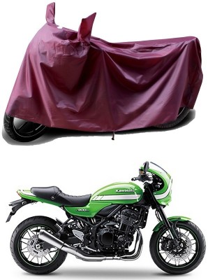 THE REAL ARV Waterproof Two Wheeler Cover for Kawasaki(Z900 RS Cafe Racer BS6, Maroon)