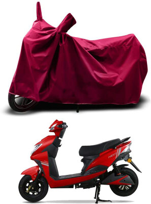 KEDIT Two Wheeler Cover for Techo Electra(Maroon)