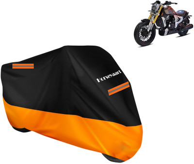 Horseyaart Waterproof Two Wheeler Cover for TVS(Zeppelin, Orange)