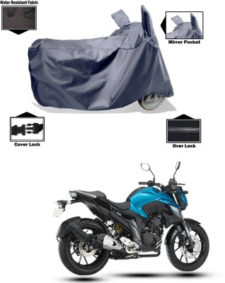 CODOKI Waterproof Two Wheeler Cover for Yamaha(FZ 25 BS6, Grey)