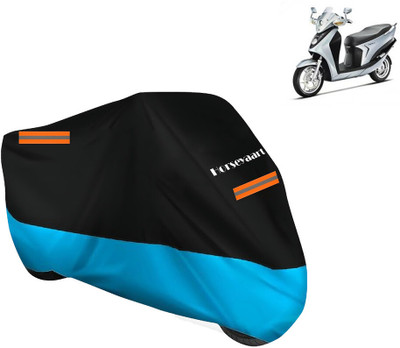 Horseyaart Waterproof Two Wheeler Cover for Hero(Leap Hybrid SES BS6, Blue)