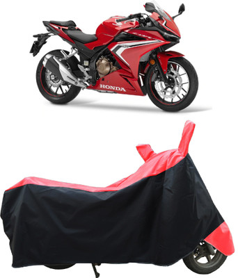 Coxtor Two Wheeler Cover for Honda(CBR500R, Red)