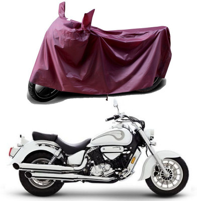 THE REAL ARV Waterproof Two Wheeler Cover for Hyosung(ST7, Maroon)