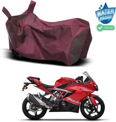 Genipap Waterproof Two Wheeler Cover for TVS(Apache RR 310, Maroon)