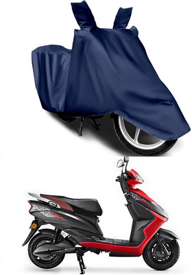 Mdstar Waterproof Two Wheeler Cover for Ampere(Zeal, Blue)