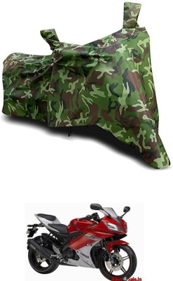 RONISH Two Wheeler Cover for Yamaha(YZF-R15 V2 BS6, Green)