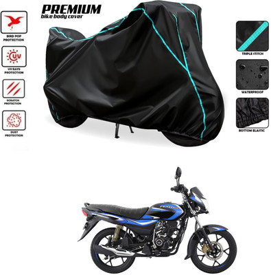 SThanaveX Waterproof Two Wheeler Cover for Bajaj(Platina 110 H-Gear BS6, Black)