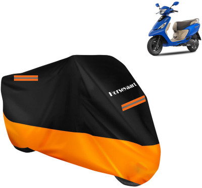 Horseyaart Waterproof Two Wheeler Cover for TVS(Zest 110, Orange)