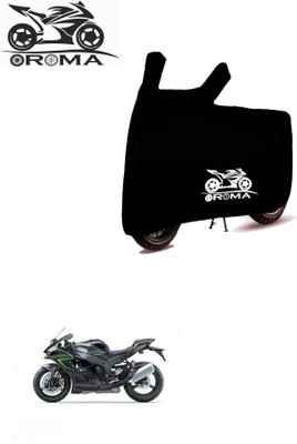 AutoRash Waterproof Two Wheeler Cover for Kawasaki(Ninja ZX-10R BS6, Black)