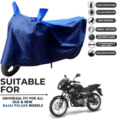MADAFIYA Two Wheeler Cover for Bajaj(Pulsar 180 BS6, Blue, Blue)