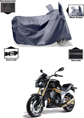CODOKI Waterproof Two Wheeler Cover for Mahindra(Mojo, Grey)