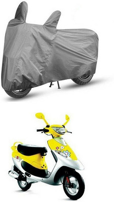 RRZ Two Wheeler Cover for TVS(Scooty Zest 110, Grey)