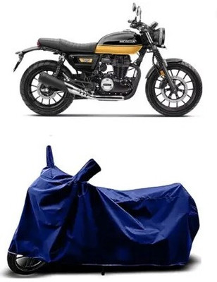 Tritika Waterproof Two Wheeler Cover for Honda(Hness CB350, Blue)