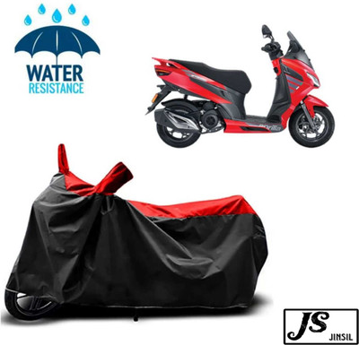 JSJINSIL Waterproof Two Wheeler Cover for Aprilia(SXR 160, Red, Black)