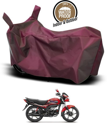 AASHTIK MART Two Wheeler Cover for Hero(Passion Pro i3S, Maroon)