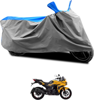 PAGORA Waterproof Two Wheeler Cover for Hero(MotoCorp Xtreme 200S, Grey, Blue)