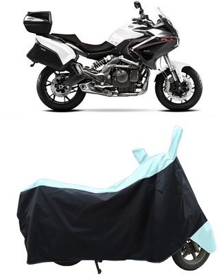 Coxtor Waterproof Two Wheeler Cover for Benelli(TNT 600 GT, White)