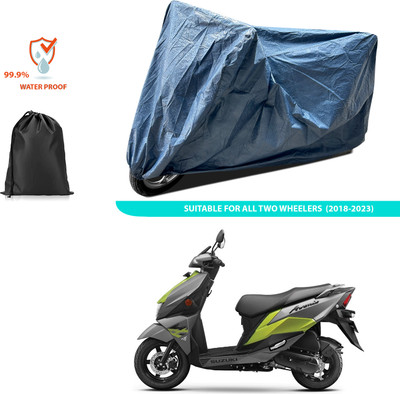CODOKI Waterproof Two Wheeler Cover for Suzuki(Avenis 125, Blue)