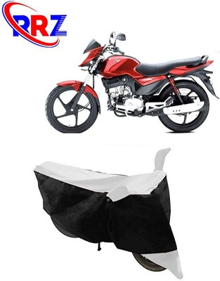 RRZ Waterproof Two Wheeler Cover for Mahindra(Stallio, Black, White)