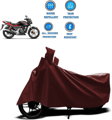 KEDIT Two Wheeler Cover for Hero(CBZ Extreme, Maroon)