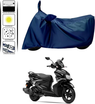 DeepShakshi AUTOMOTIVE Waterproof Two Wheeler Cover for Universal For Bike(Ray-ZR 125FI, Blue)