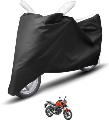 Caronix Waterproof Two Wheeler Cover for Honda(CB Hornet 160R, White)