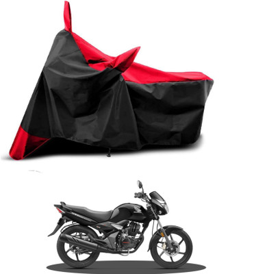 KEDIT Two Wheeler Cover for Honda(CB Unicorn 150, Red, Black)