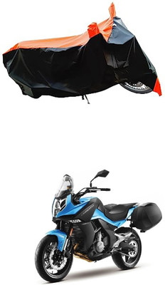 VESMEI Two Wheeler Cover for CFMoto(650MT, Orange)