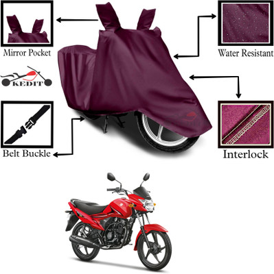 KEDIT Two Wheeler Cover for Suzuki(Hayate EP, Maroon)