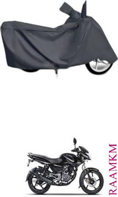RAAMKM Two Wheeler Cover for Hero, Honda, Bajaj, Ather, TVS, Yamaha(Pulsar SS400 BS6, Grey)