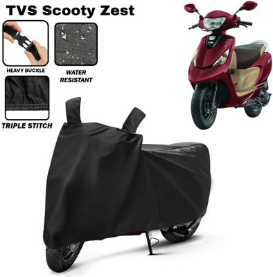 SRP PRODUCT Waterproof Two Wheeler Cover for TVS(Scooty Zest, Black)