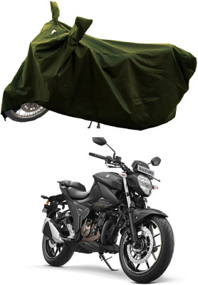 GROFATIK Two Wheeler Cover for Suzuki(Gixxer 250, Green)