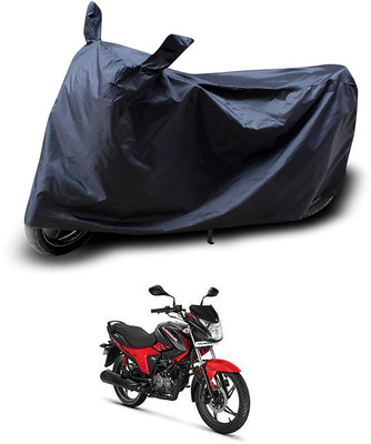 AASHTIK MART Two Wheeler Cover for Hero(Glamour, Black)