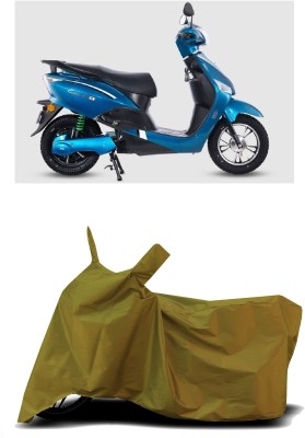 VESMEI Two Wheeler Cover for Hero(Electric Optima DX BS6, Blue)