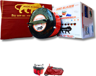 BIKE BLAZER Waterproof Two Wheeler Cover for TVS(Apache RTR 180, Red)