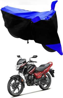 Furious3D Two Wheeler Cover for Hero(Glamour, Blue, Black)