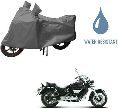 DeepShakshi AUTOMOTIVE Waterproof Two Wheeler Cover for Hyosung(ST7, Grey)