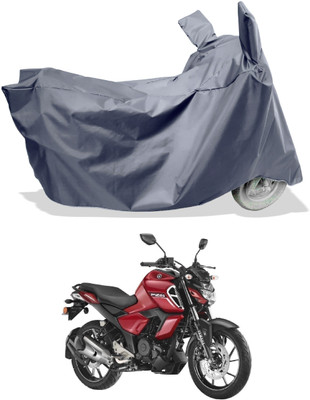 Amexride Two Wheeler Cover for Yamaha(FZ S FI New BS6, Grey)