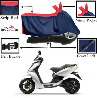 KEDIT Two Wheeler Cover for Ather(450, Red, Blue)