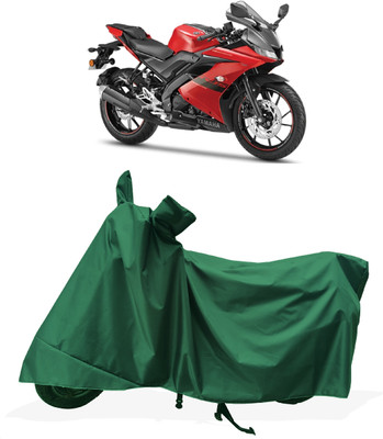 Tricway Two Wheeler Cover for Yamaha(YZF-R15 V3 New BS6, Green)